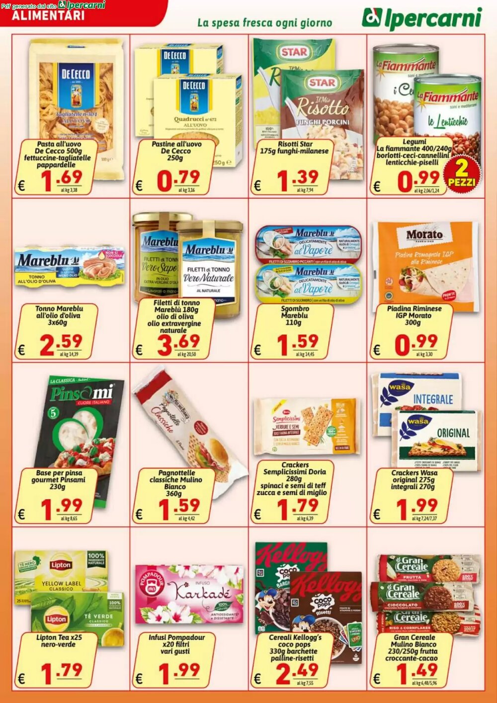 Volantino promozionale Ipercarni  valide dal 07/01/2026 - Pagina 12.