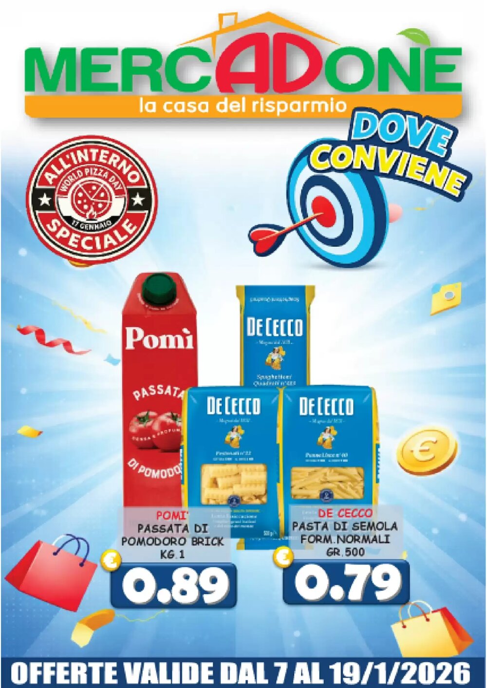 Volantino promozionale MercADone  valide dal 07/01/2026 - Pagina 1.