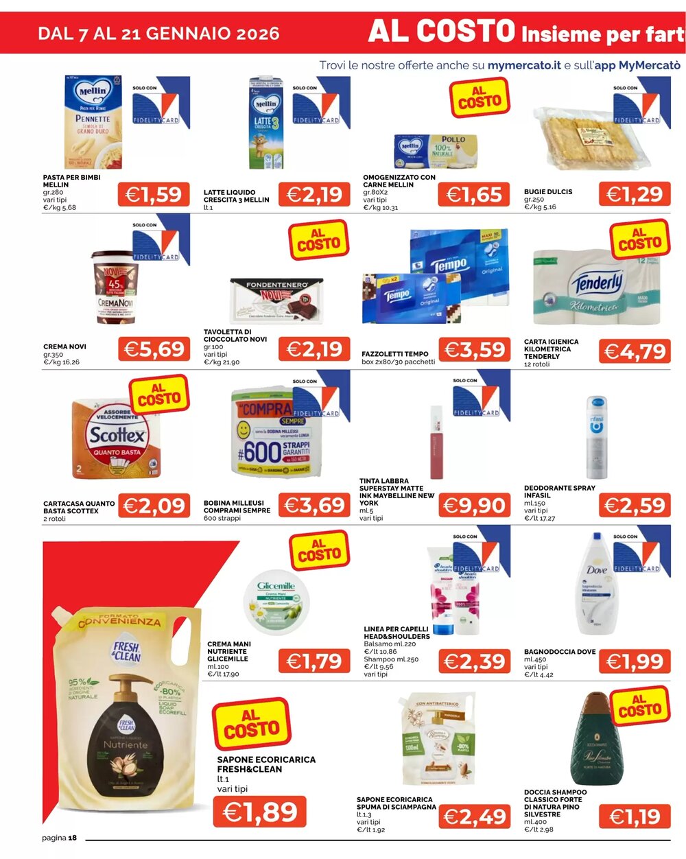 Volantino promozionale Mercatò  valide dal 07/01/2026 - Pagina 18.