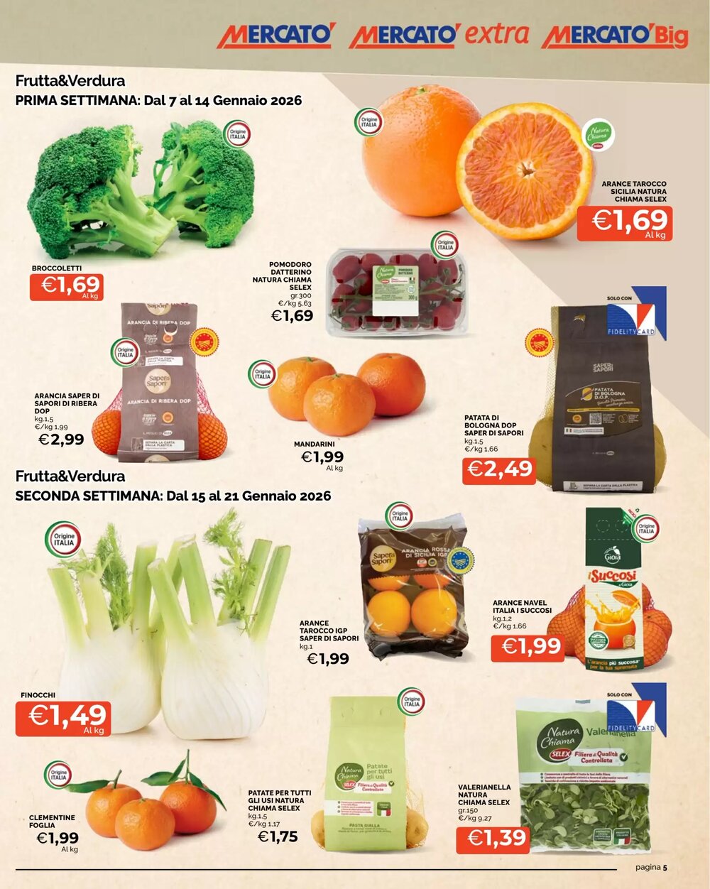 Volantino promozionale Mercatò  valide dal 07/01/2026 - Pagina 5.