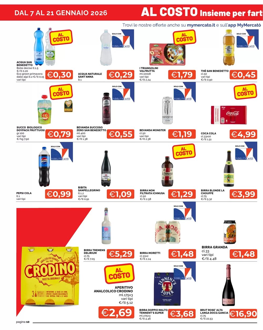 Volantino promozionale Mercatò Big  valide dal 07/01/2026 - Pagina 10.