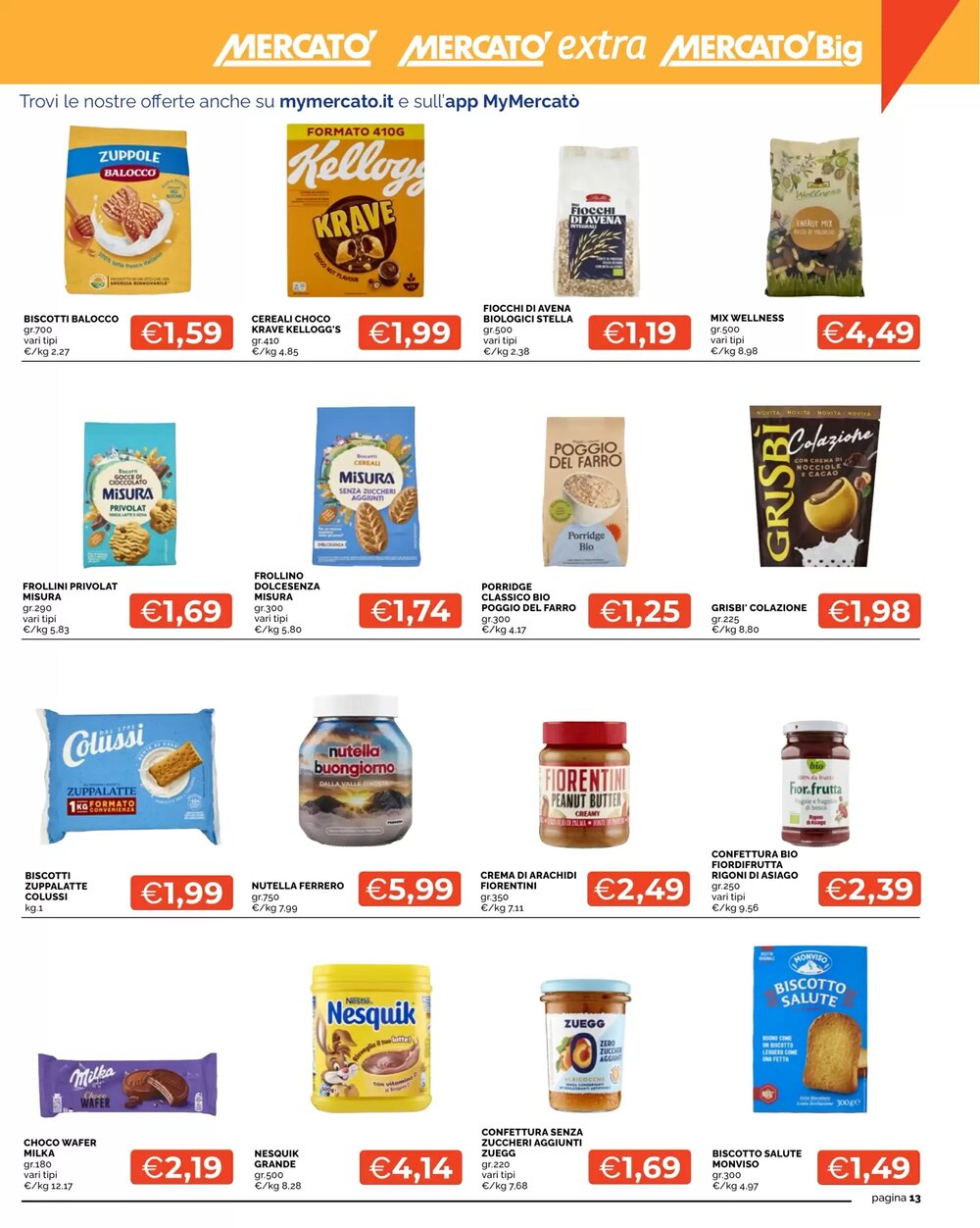 Volantino promozionale Mercatò Big  valide dal 07/01/2026 - Pagina 13.