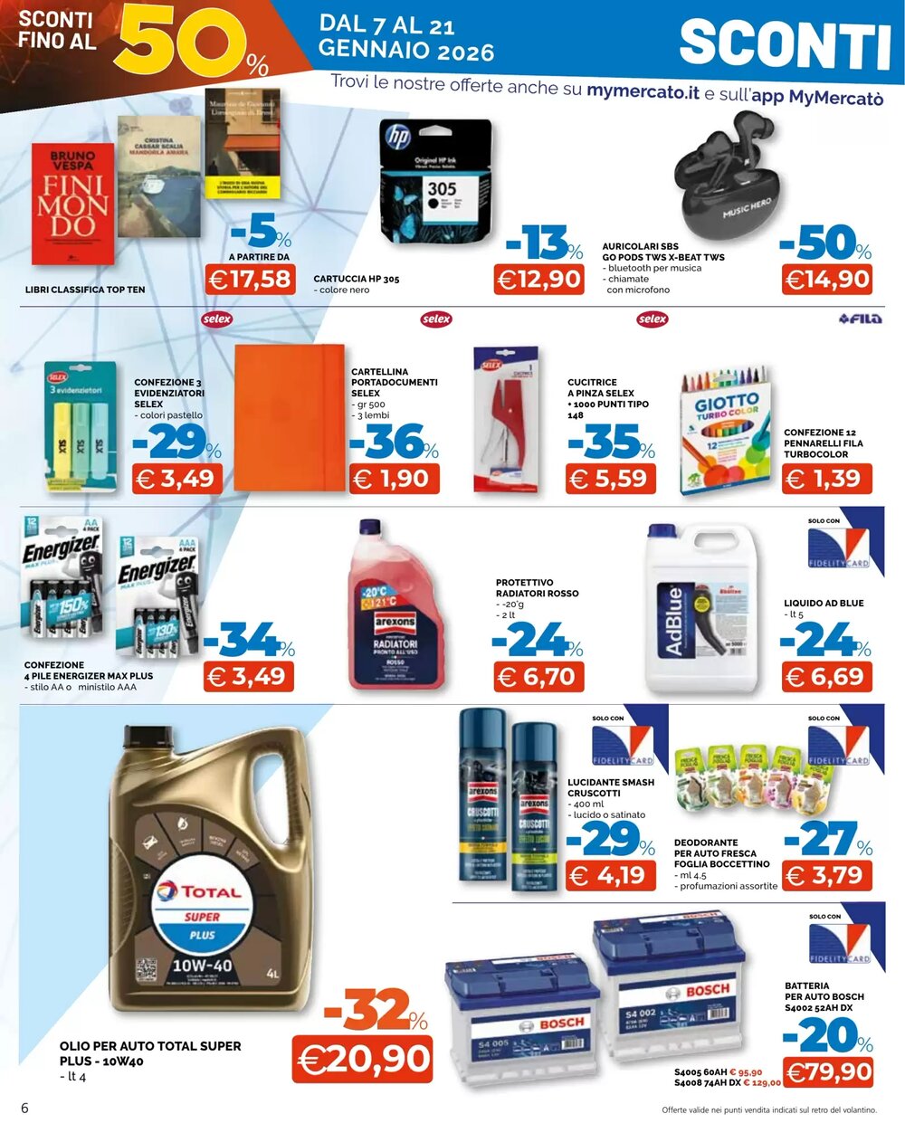 Volantino promozionale Mercatò Big  valide dal 07/01/2026 - Pagina 6.