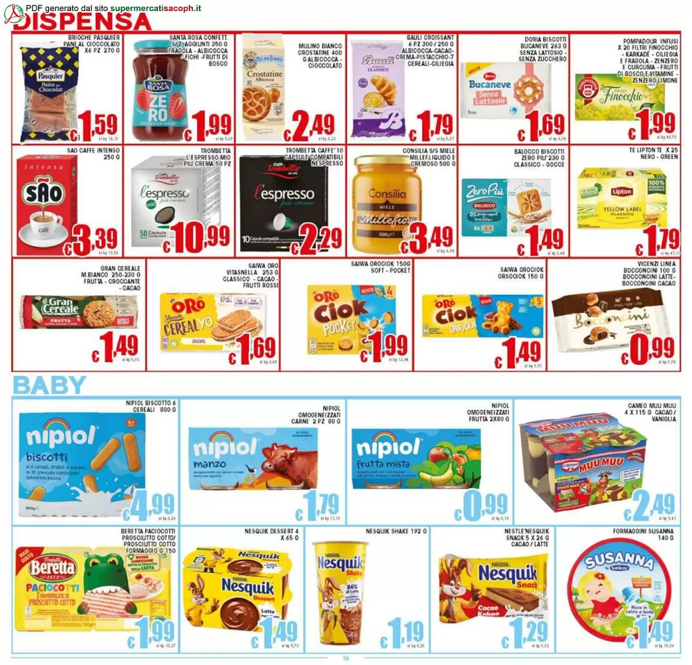 Volantino promozionale Sacoph  valide dal 07/01/2026 - Pagina 16.