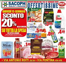 Volantino promozionale Sacoph  valide dal 07/01/2026 - Pagina 1.