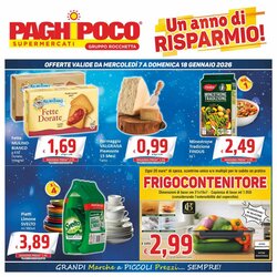 Volantino promozionale Paghi Poco  valide dal 07/01/2026 - Pagina 1.