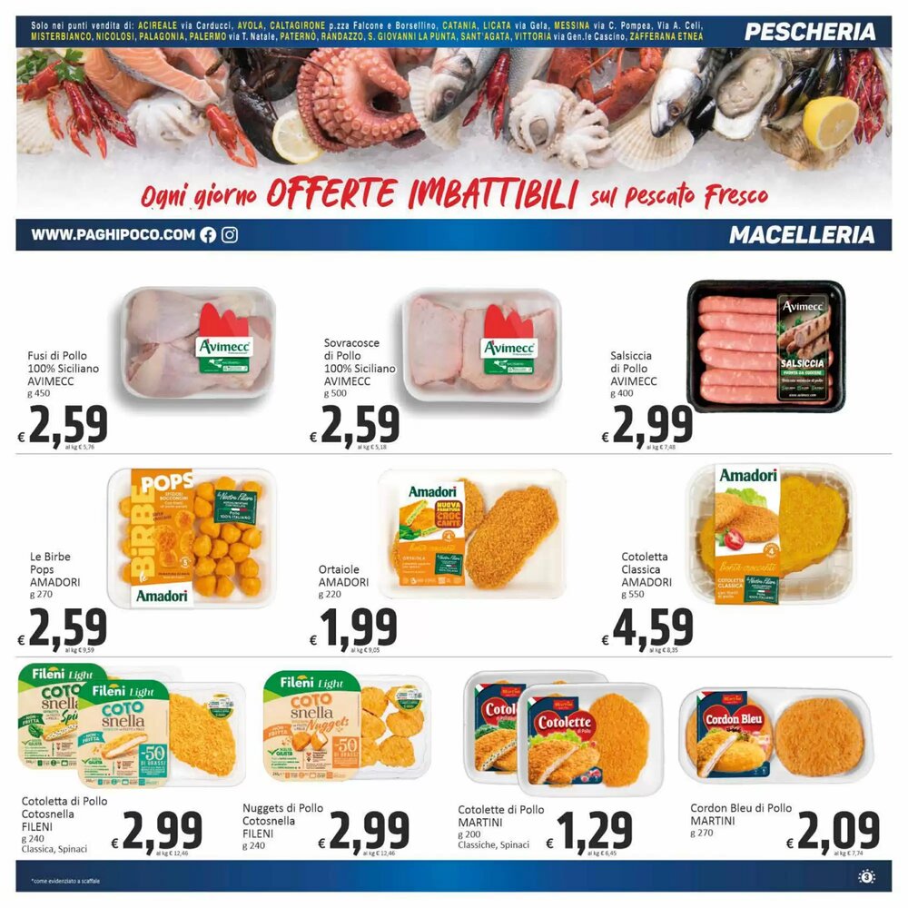 Volantino promozionale Paghi Poco  valide dal 07/01/2026 - Pagina 3.