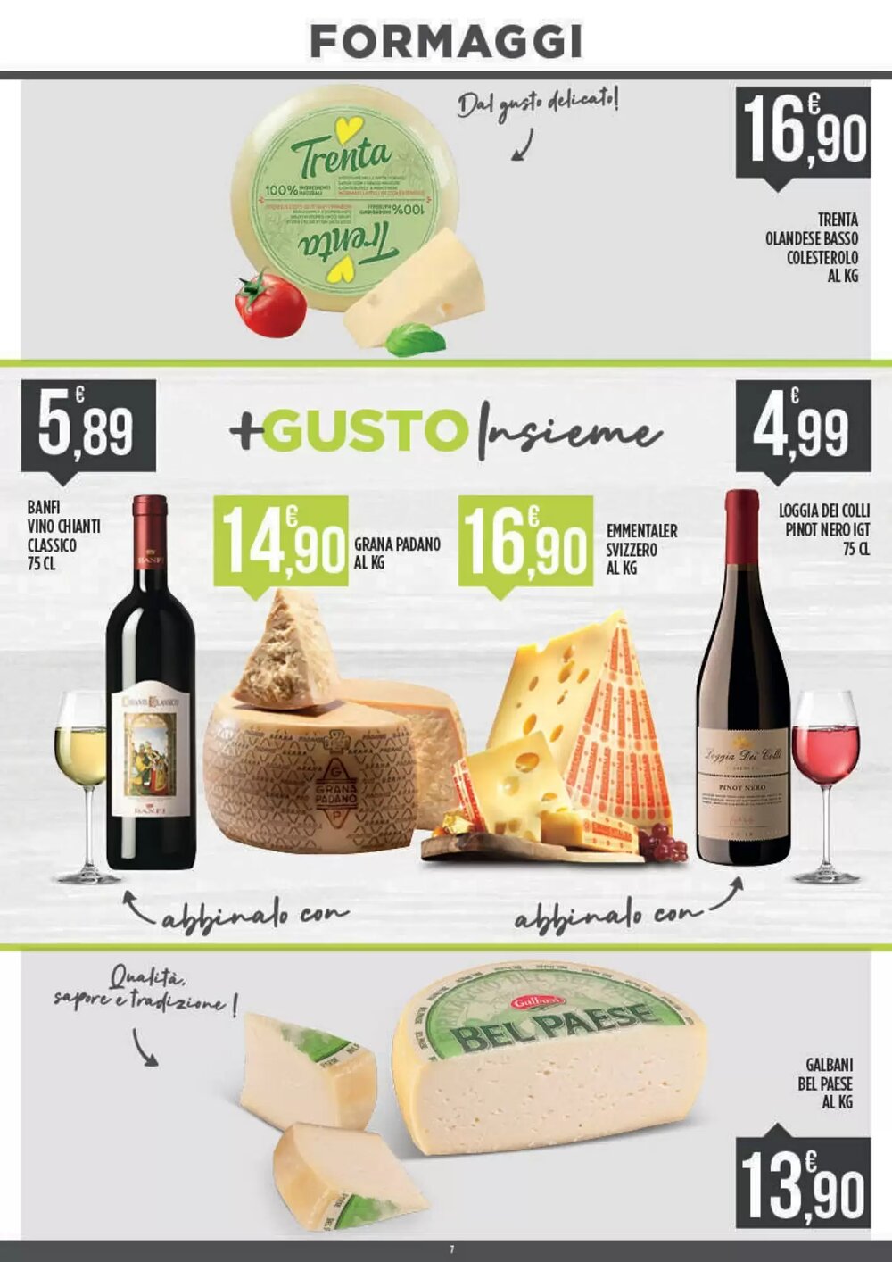 Volantino promozionale Supermercato Pollio  valide dal 07/01/2026 - Pagina 7.