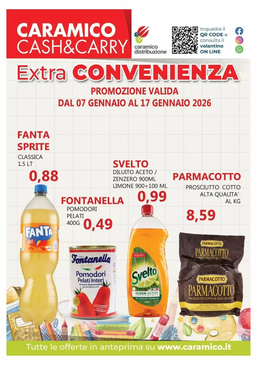 Volantino promozionale Caramico  valide dal 07/01/2026 - Pagina 1.