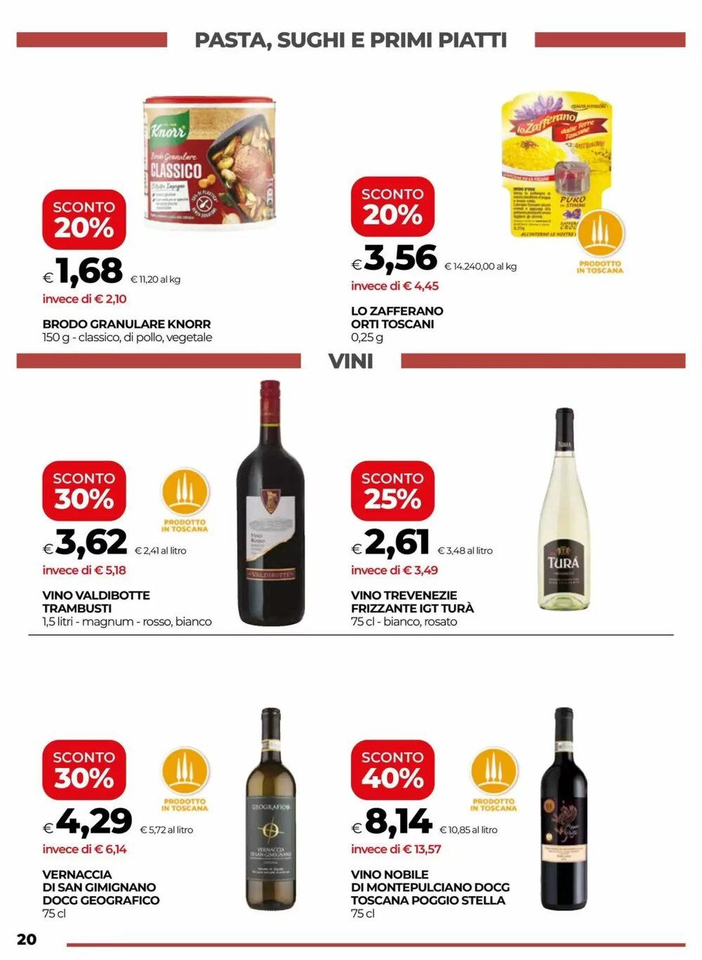 Volantino promozionale Coop  valide dal 07/01/2026 - Pagina 20.