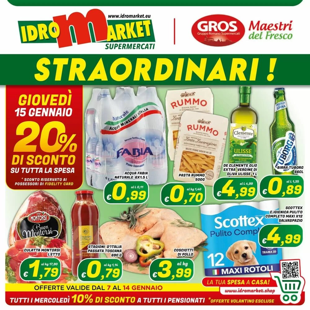 Volantino promozionale Idromarket  valide dal 07/01/2026 - Pagina 1.