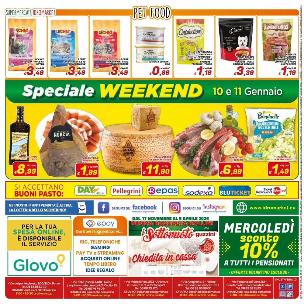Volantino promozionale Idromarket  valide dal 07/01/2026 - Pagina 16.