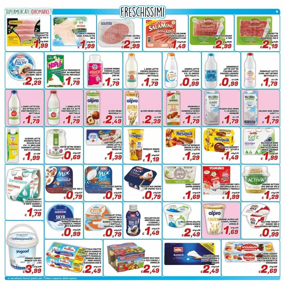 Volantino promozionale Idromarket  valide dal 07/01/2026 - Pagina 8.