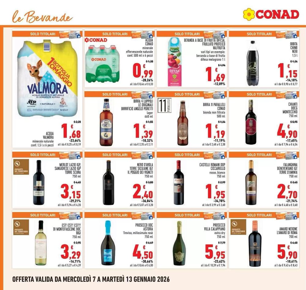 Volantino promozionale Conad  valide dal 07/01/2026 - Pagina 20.