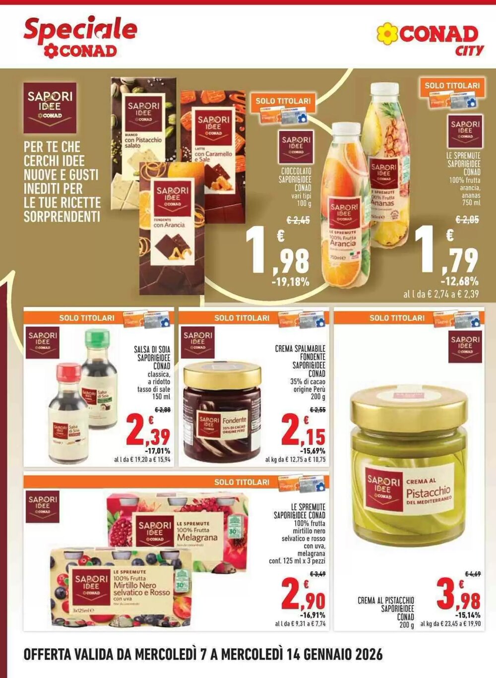 Volantino promozionale Conad City  valide dal 07/01/2026 - Pagina 10.