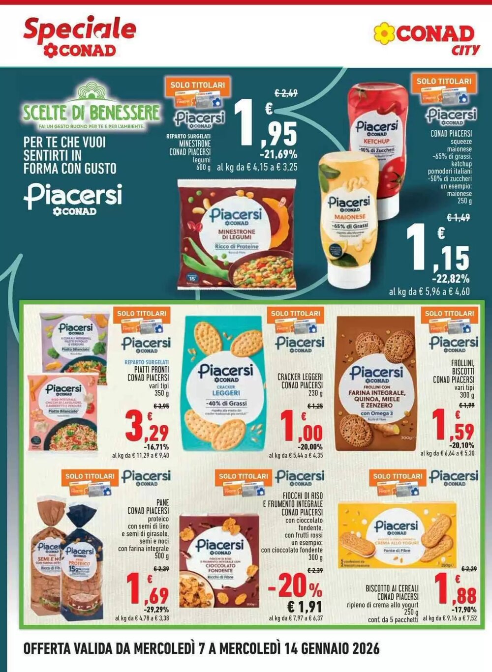 Volantino promozionale Conad City  valide dal 07/01/2026 - Pagina 16.