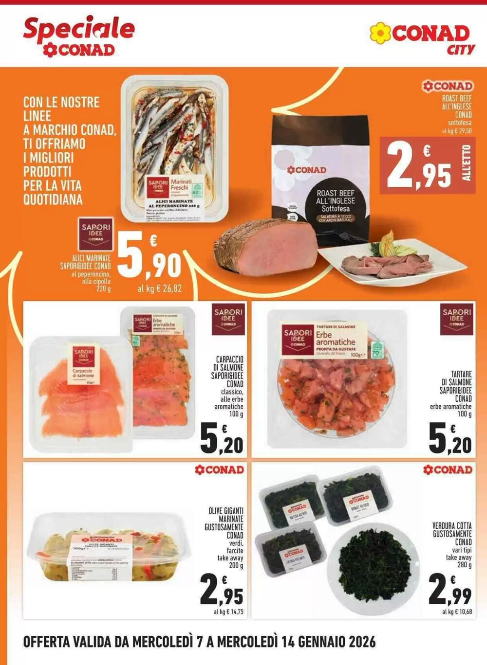 Volantino promozionale Conad City  valide dal 07/01/2026 - Pagina 4.