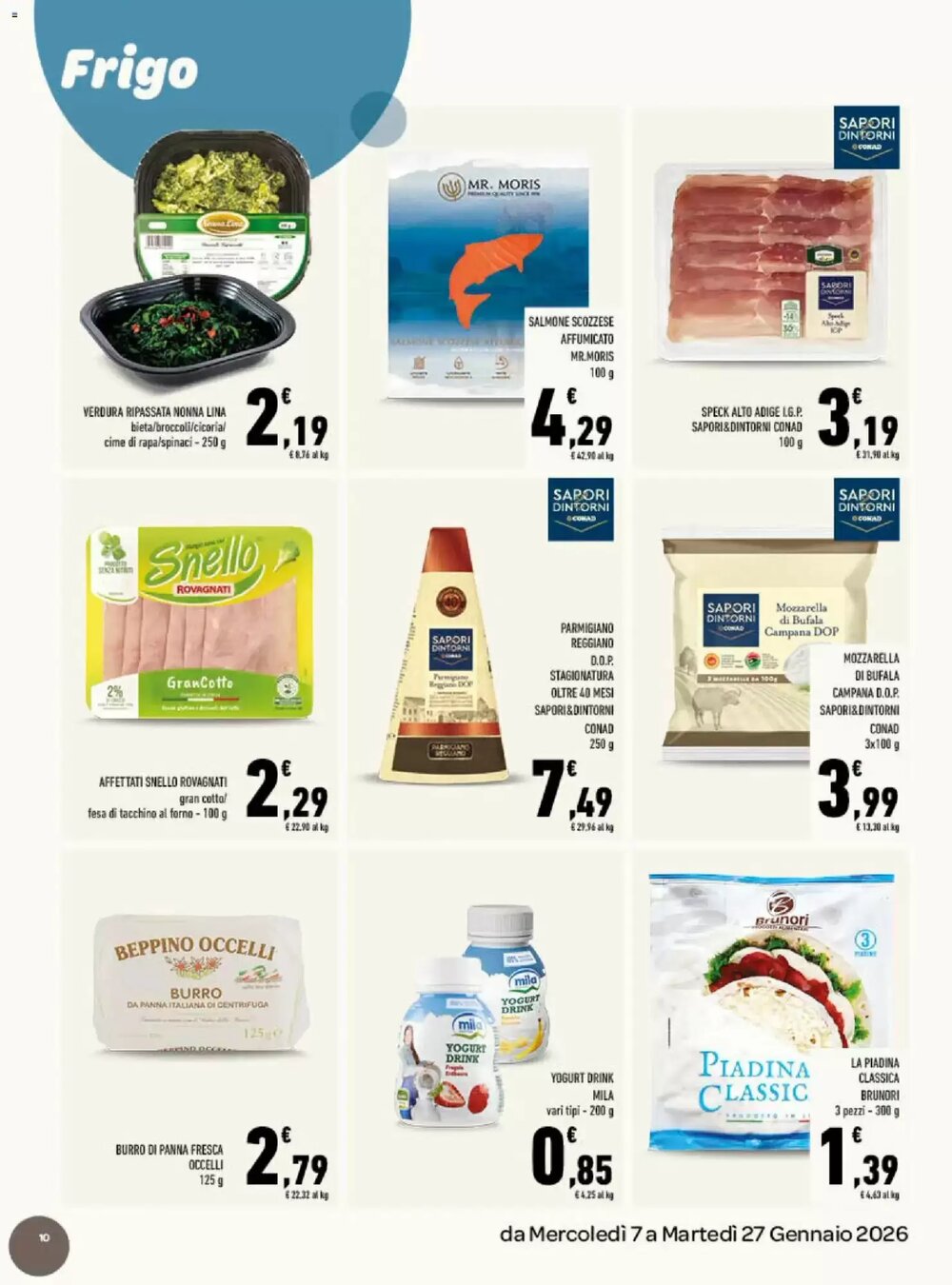 Volantino promozionale Conad  valide dal 07/01/2026 - Pagina 10.