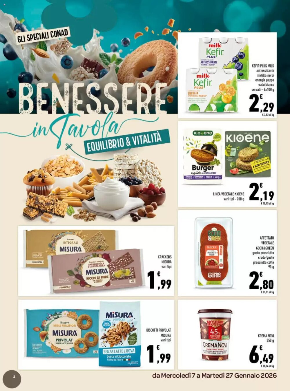 Volantino promozionale Conad  valide dal 07/01/2026 - Pagina 2.