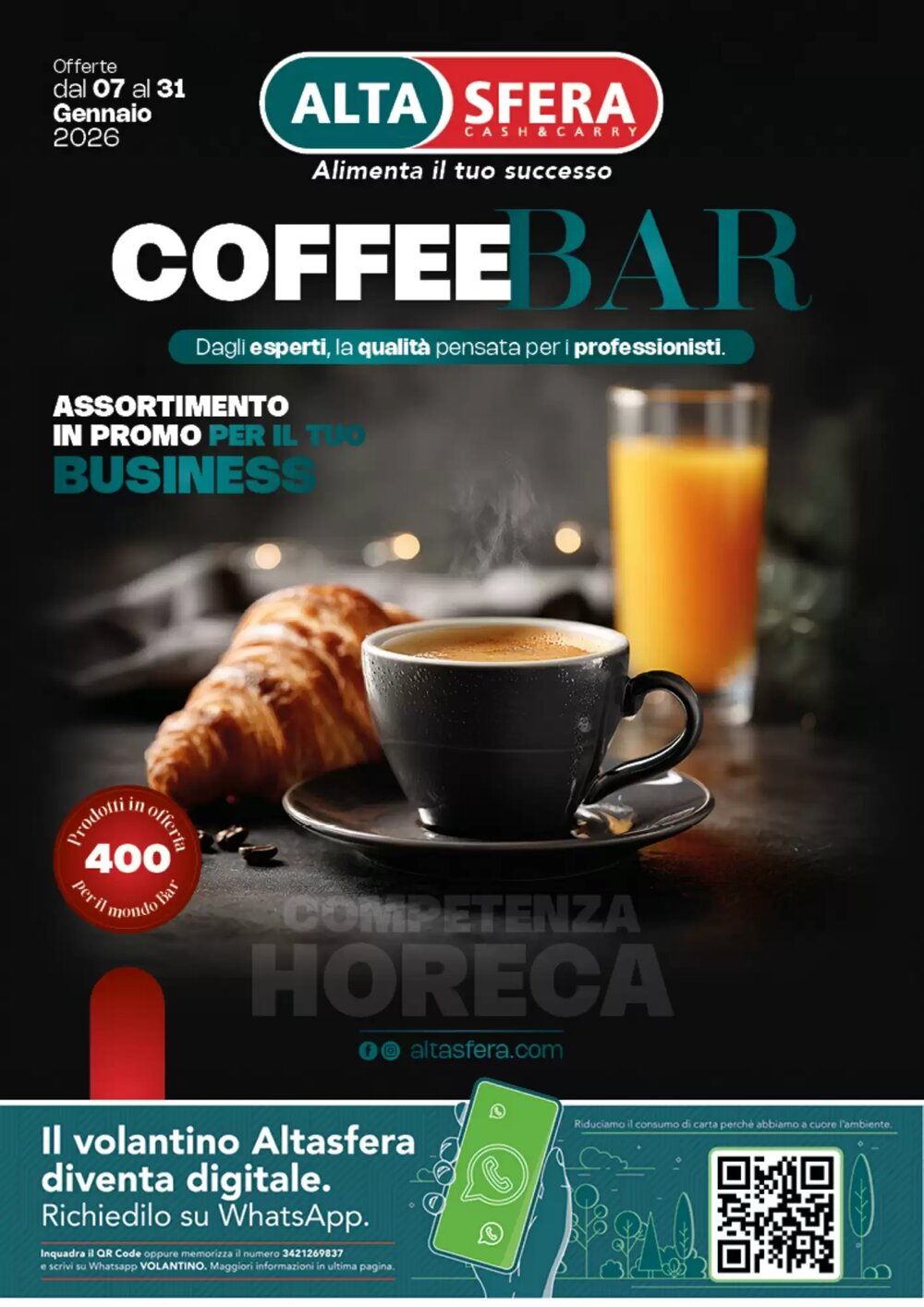 Volantino promozionale Altasfera  valide dal 07/01/2026 - Pagina 1.
