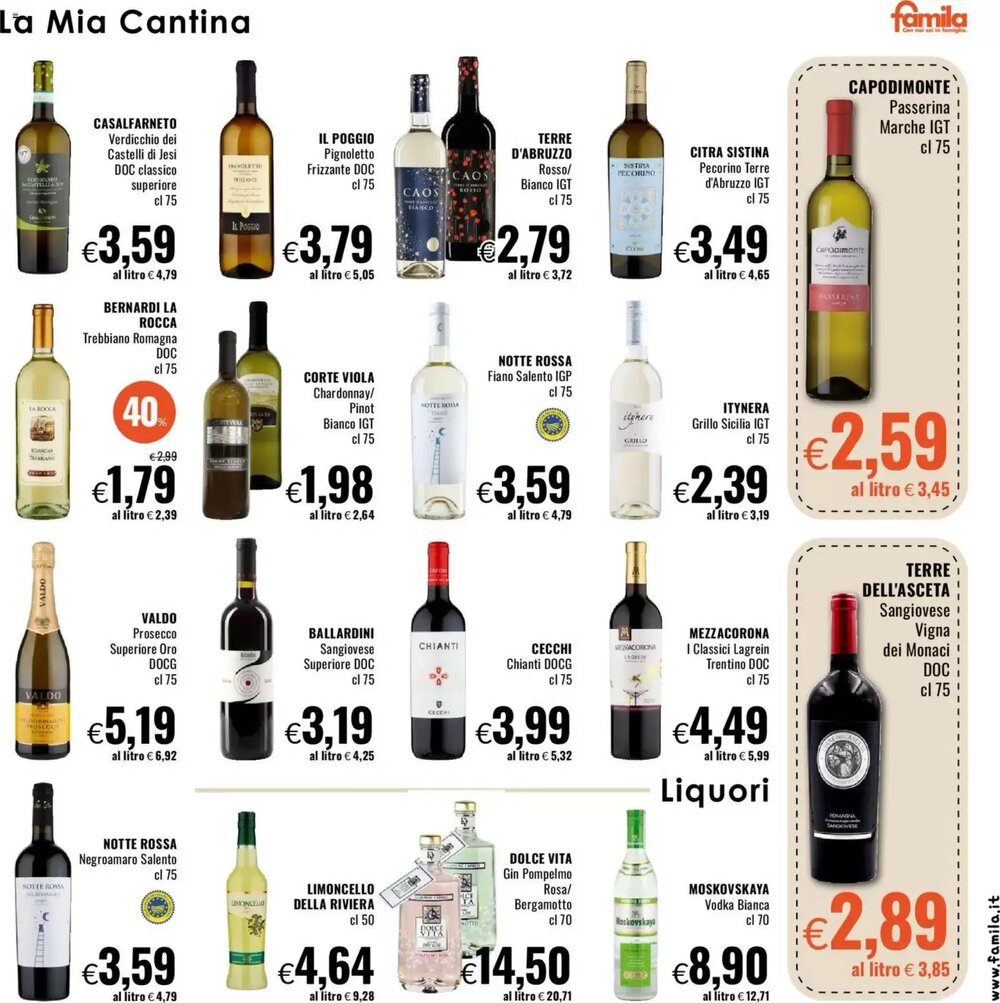 Volantino promozionale Famila  valide dal 08/01/2026 - Pagina 17.