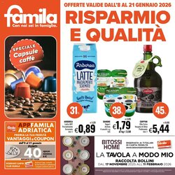 Volantino promozionale Famila  valide dal 08/01/2026 - Pagina 1.