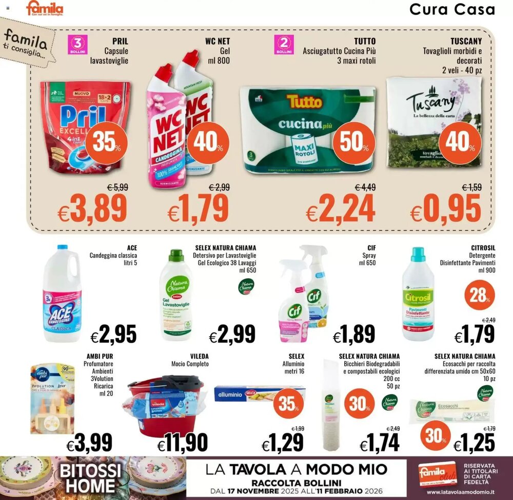 Volantino promozionale Famila  valide dal 08/01/2026 - Pagina 20.
