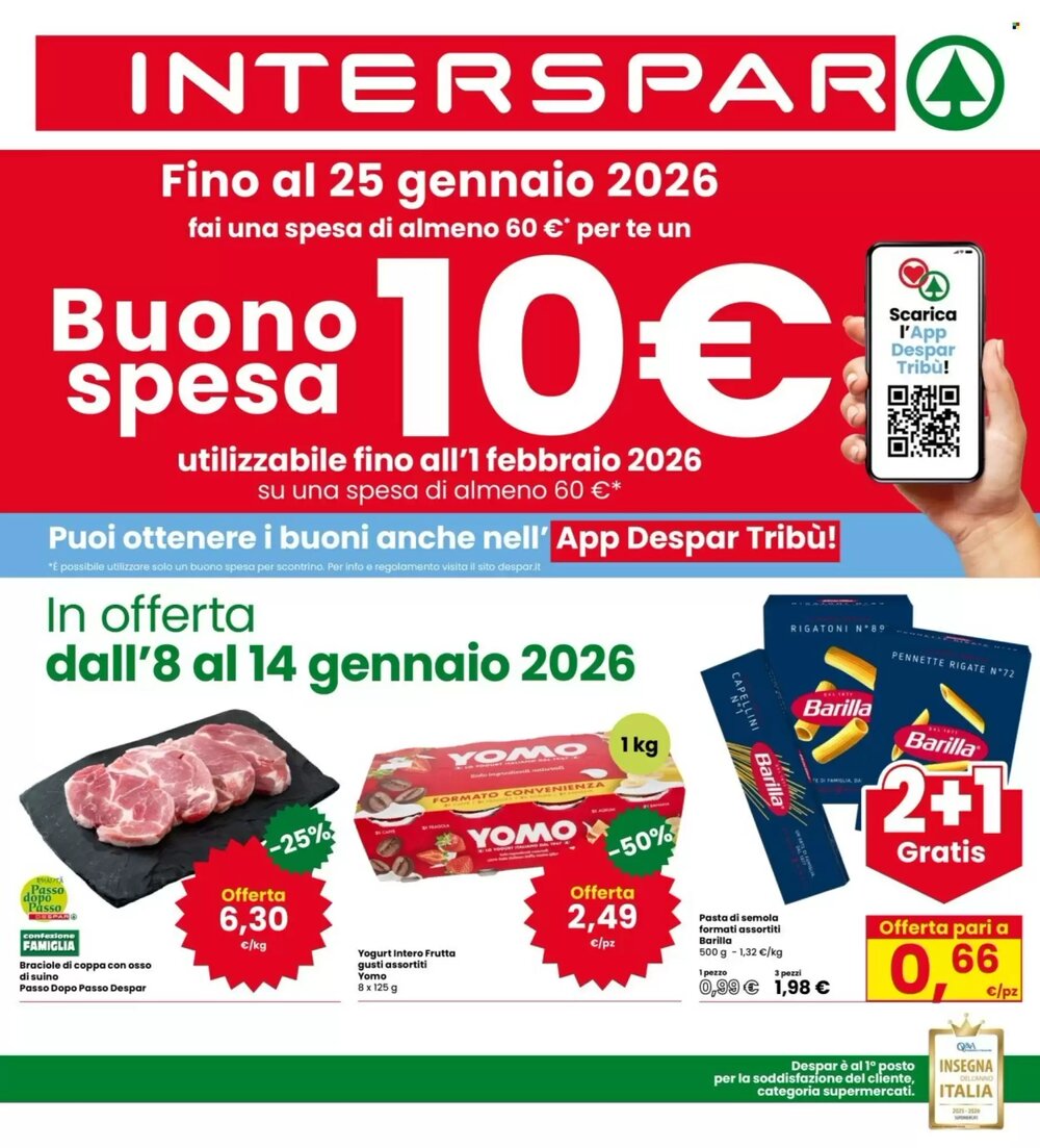 Volantino promozionale Interspar  valide dal 08/01/2026 - Pagina 1.