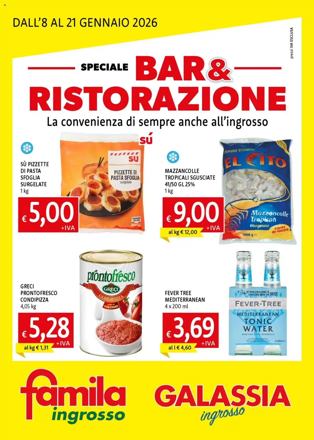 Volantino promozionale Galassia  valide dal 08/01/2026 - Pagina 1.