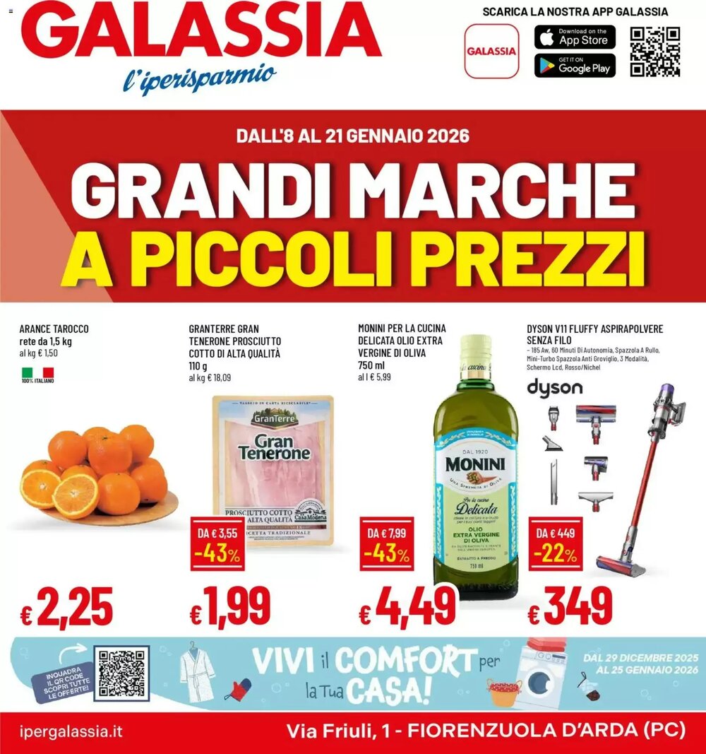 Volantino promozionale Galassia  valide dal 08/01/2026 - Pagina 1.