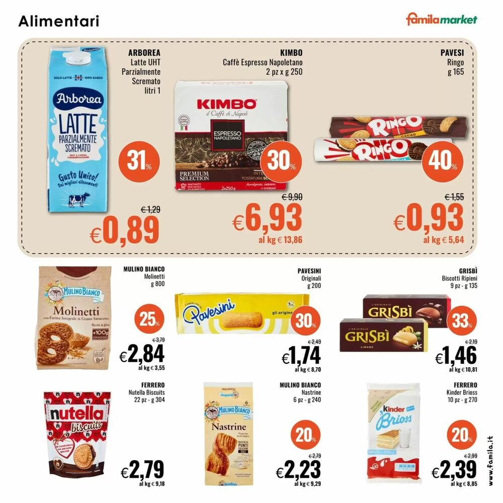 Volantino promozionale Famila Market  valide dal 08/01/2026 - Pagina 13.