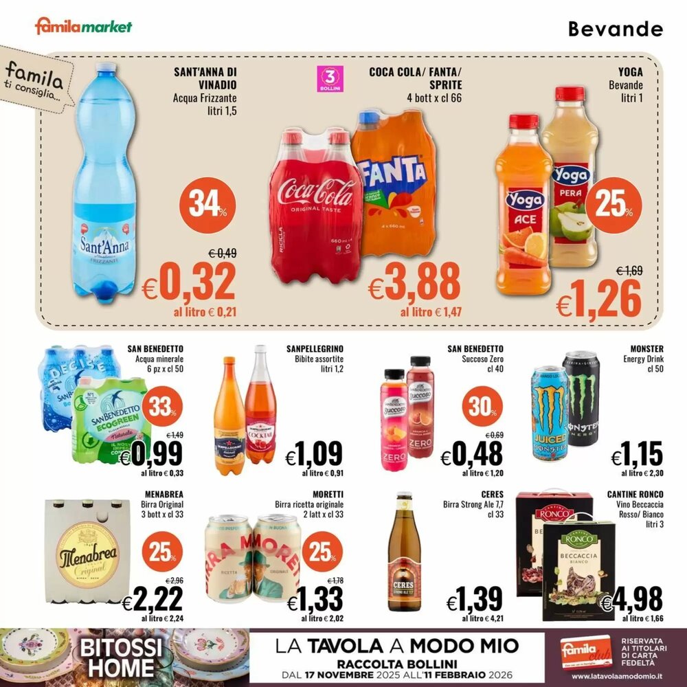 Volantino promozionale Famila Market  valide dal 08/01/2026 - Pagina 16.