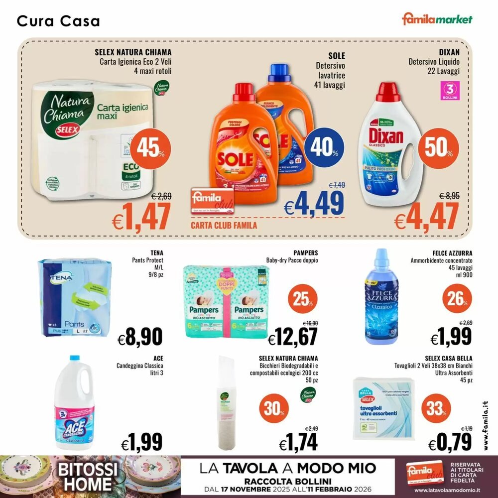 Volantino promozionale Famila Market  valide dal 08/01/2026 - Pagina 19.