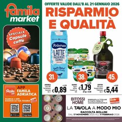 Volantino promozionale Famila Market  valide dal 08/01/2026 - Pagina 1.