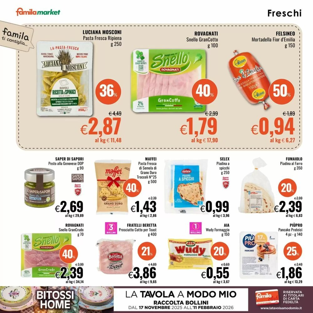 Volantino promozionale Famila Market  valide dal 08/01/2026 - Pagina 8.
