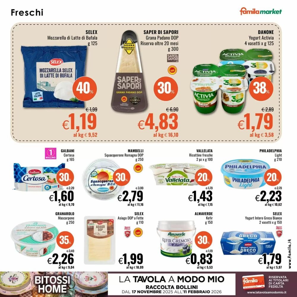 Volantino promozionale Famila Market  valide dal 08/01/2026 - Pagina 9.
