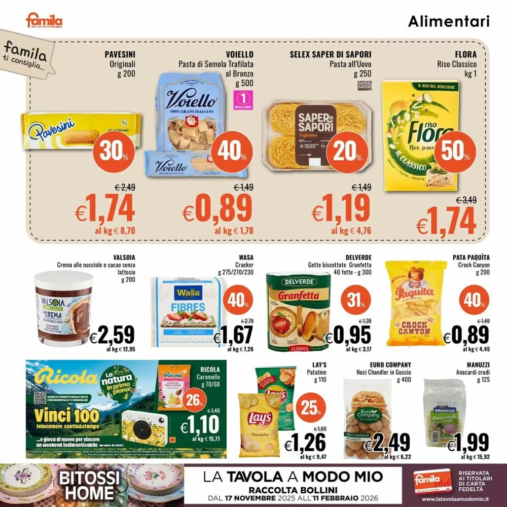 Volantino promozionale Famila Superstore  valide dal 08/01/2026 - Pagina 14.