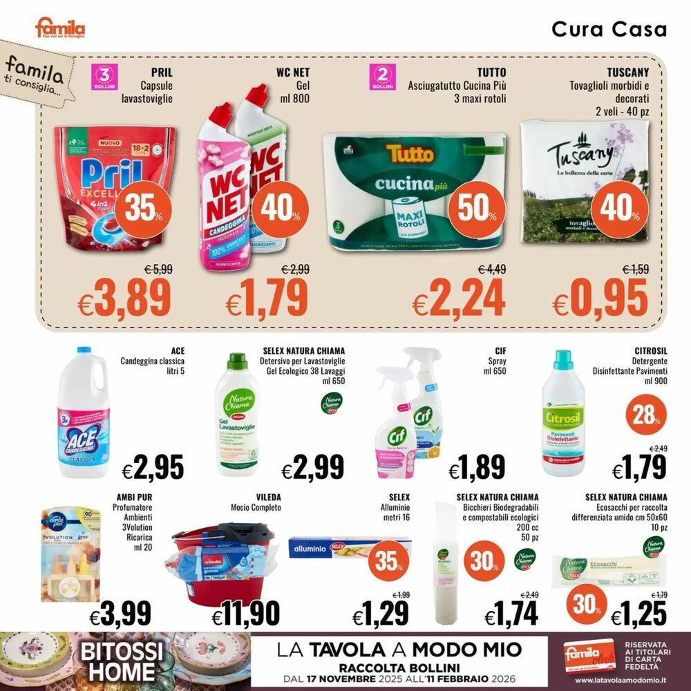 Volantino promozionale Famila Superstore  valide dal 08/01/2026 - Pagina 20.