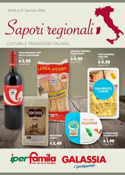 Volantino promozionale Galassia  valide dal 08/01/2026 - Pagina 1.