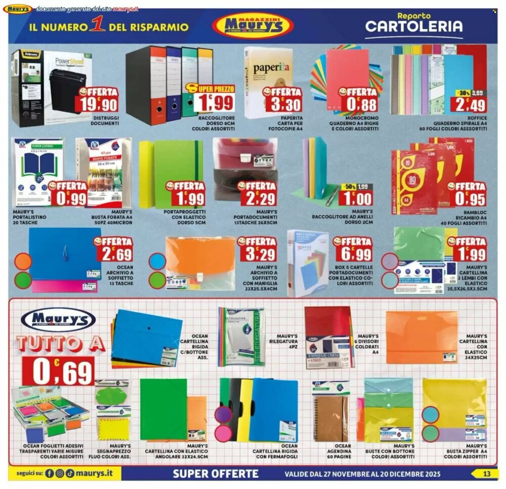 Volantino promozionale Maury's  valide dal 08/01/2026 - Pagina 13.