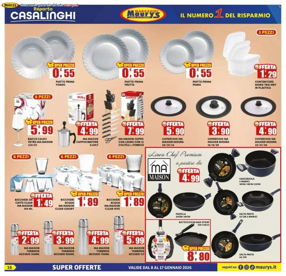 Volantino promozionale Maury's  valide dal 08/01/2026 - Pagina 16.