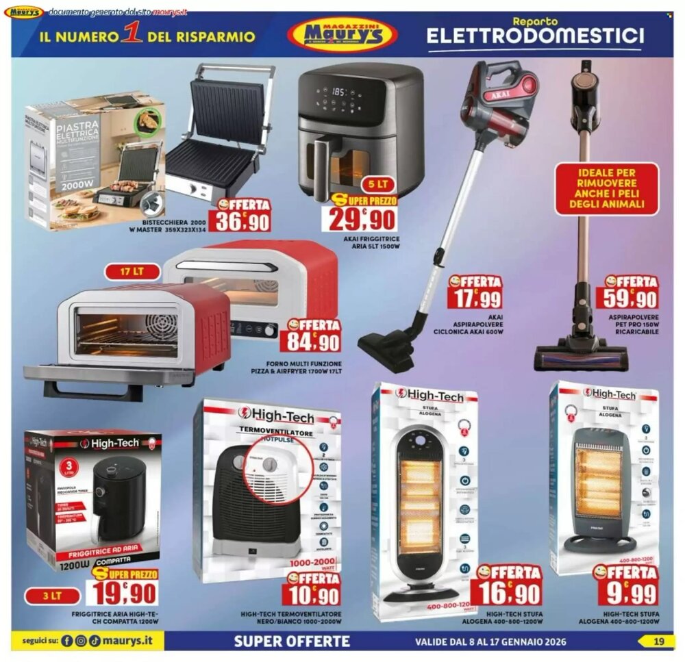 Volantino promozionale Maury's  valide dal 08/01/2026 - Pagina 19.