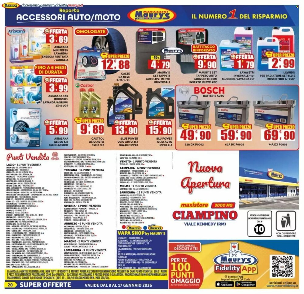 Volantino promozionale Maury's  valide dal 08/01/2026 - Pagina 20.