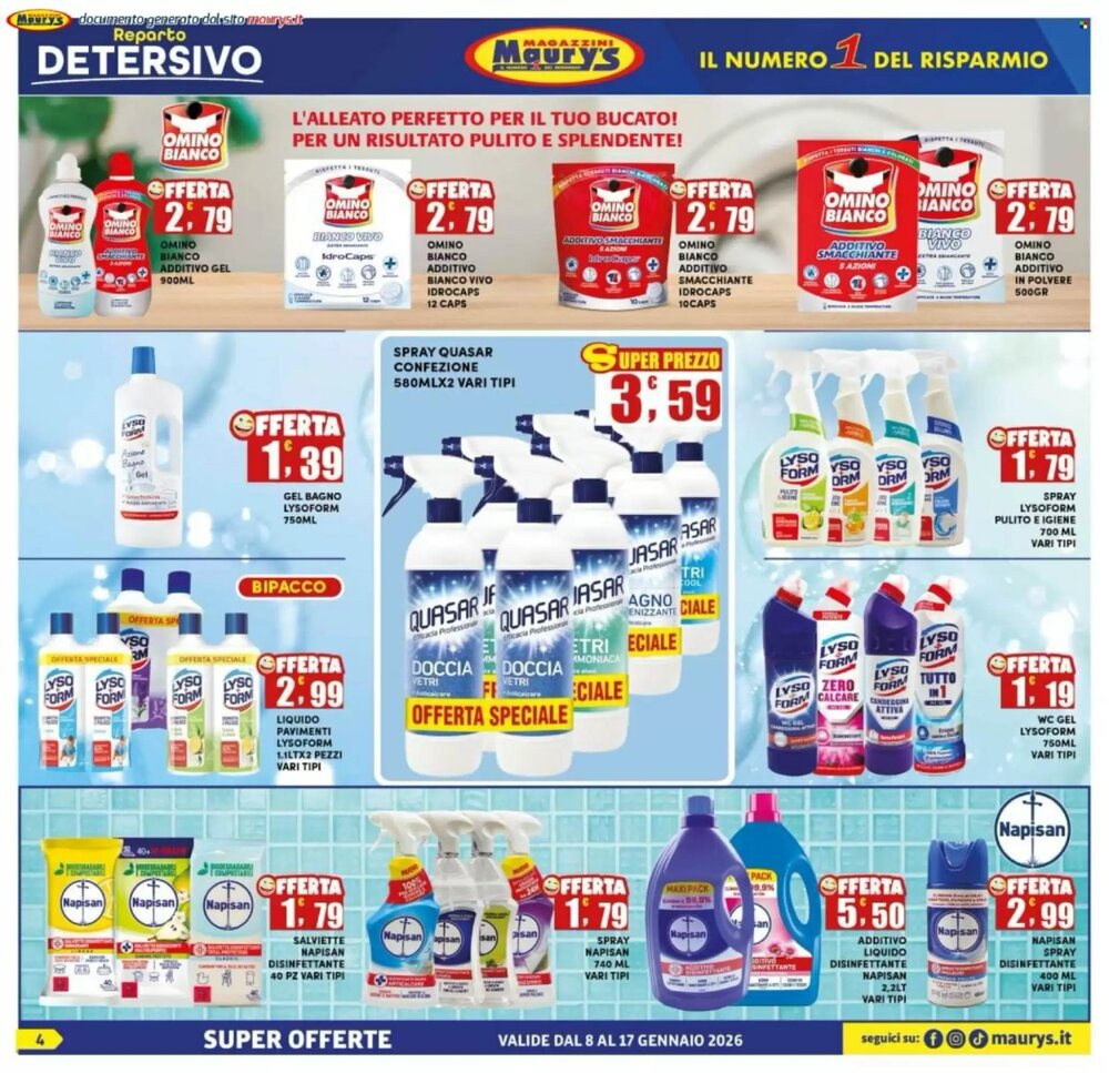 Volantino promozionale Maury's  valide dal 08/01/2026 - Pagina 4.