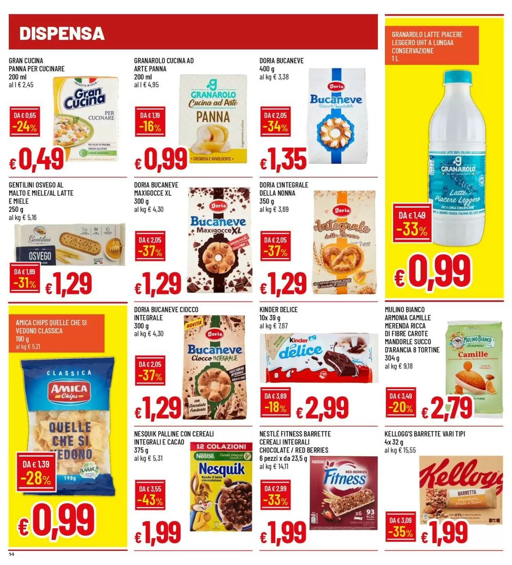 Volantino promozionale IperFamila  valide dal 08/01/2026 - Pagina 14.