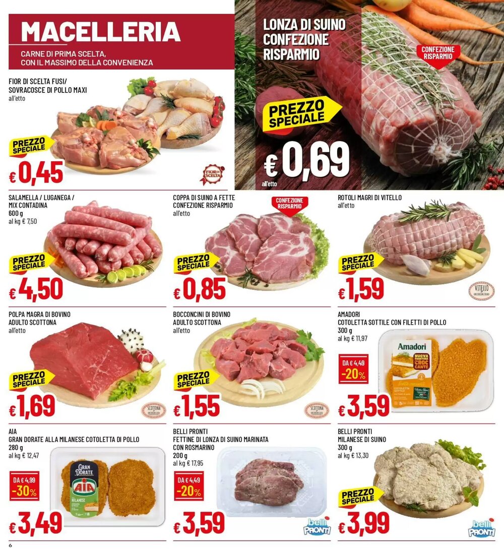 Volantino promozionale IperFamila  valide dal 08/01/2026 - Pagina 6.