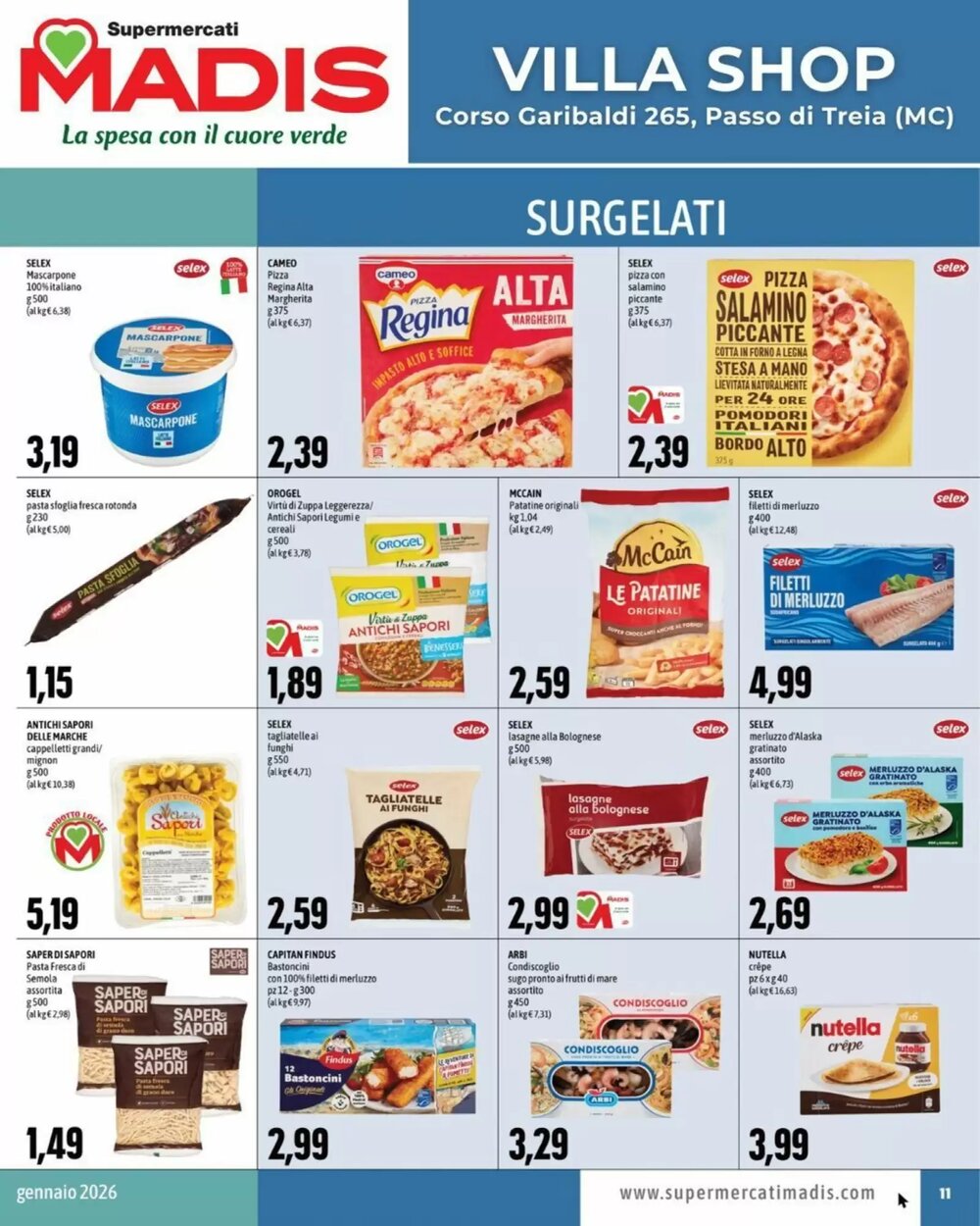 Volantino promozionale Madis  valide dal 08/01/2026 - Pagina 11.