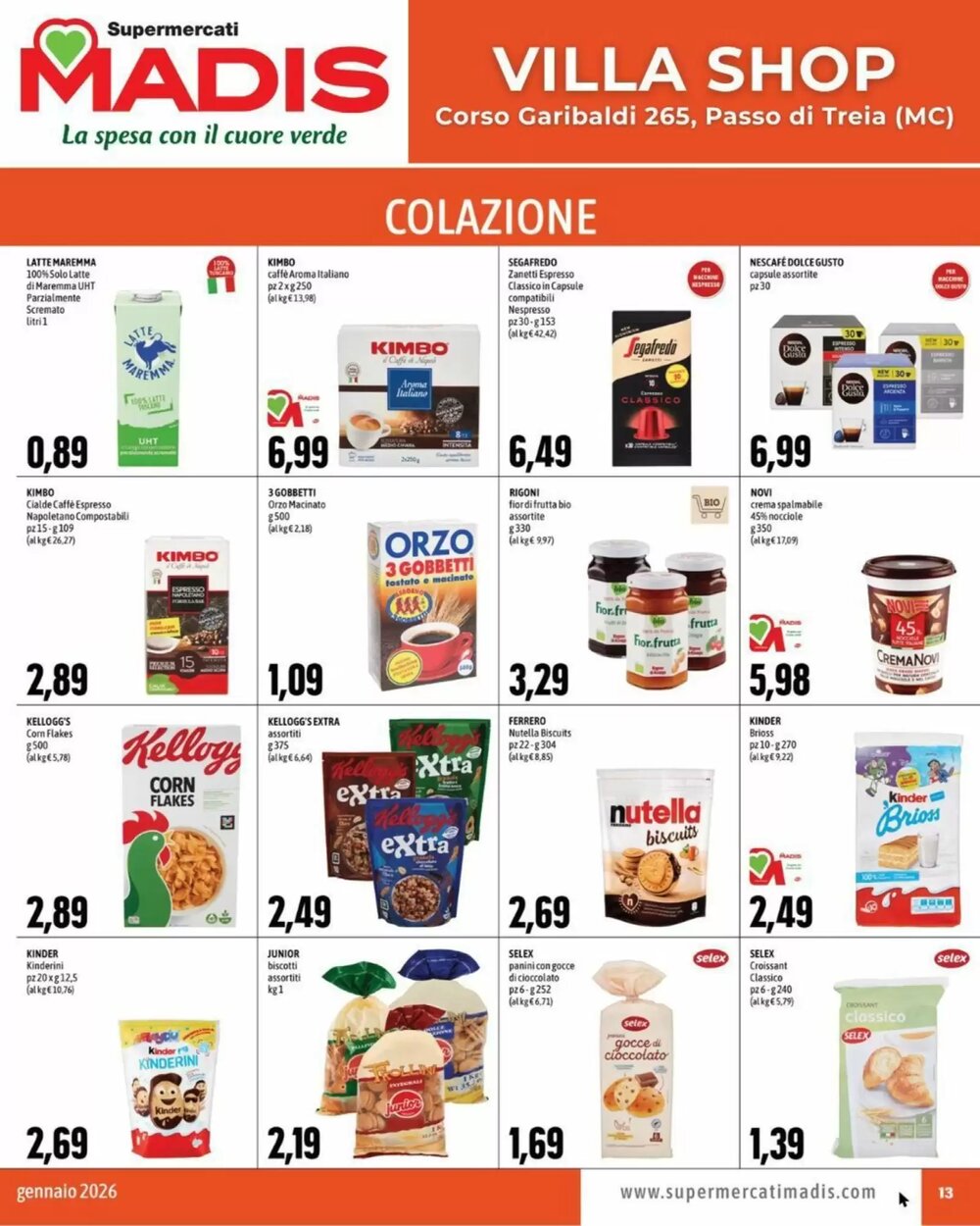 Volantino promozionale Madis  valide dal 08/01/2026 - Pagina 13.