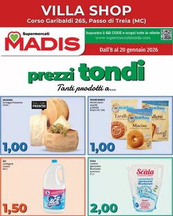 Volantino promozionale Madis  valide dal 08/01/2026 - Pagina 1.