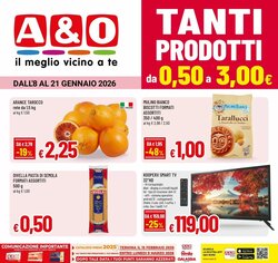 Volantino promozionale A&o  valide dal 08/01/2026 - Pagina 1.